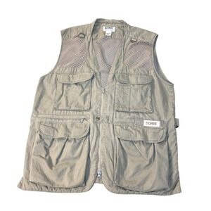 Domke PhoTOGS Mens Large Khaki Cotton Photography Utility Cargo Fishing Vest